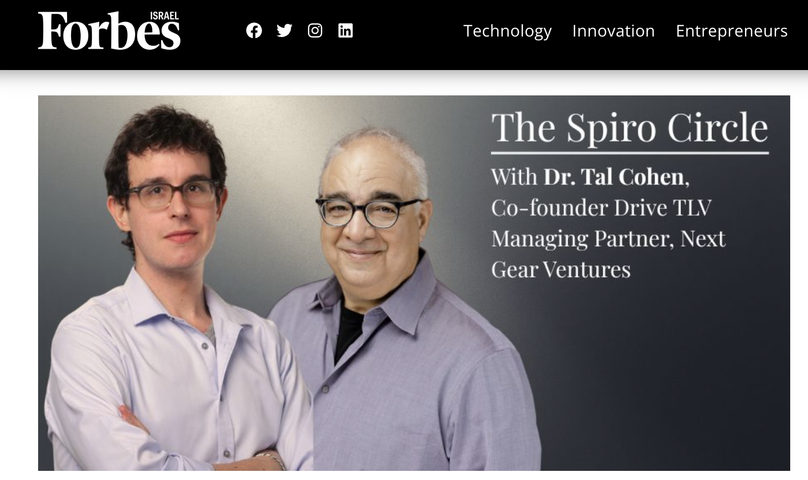 The Spiro Circle — Dr. Tal Cohen